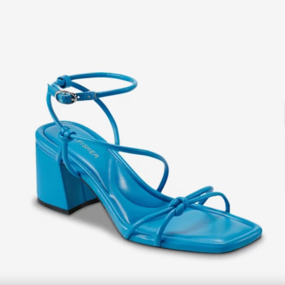 Marc Fisher Vibrant Blue Strappy Heels